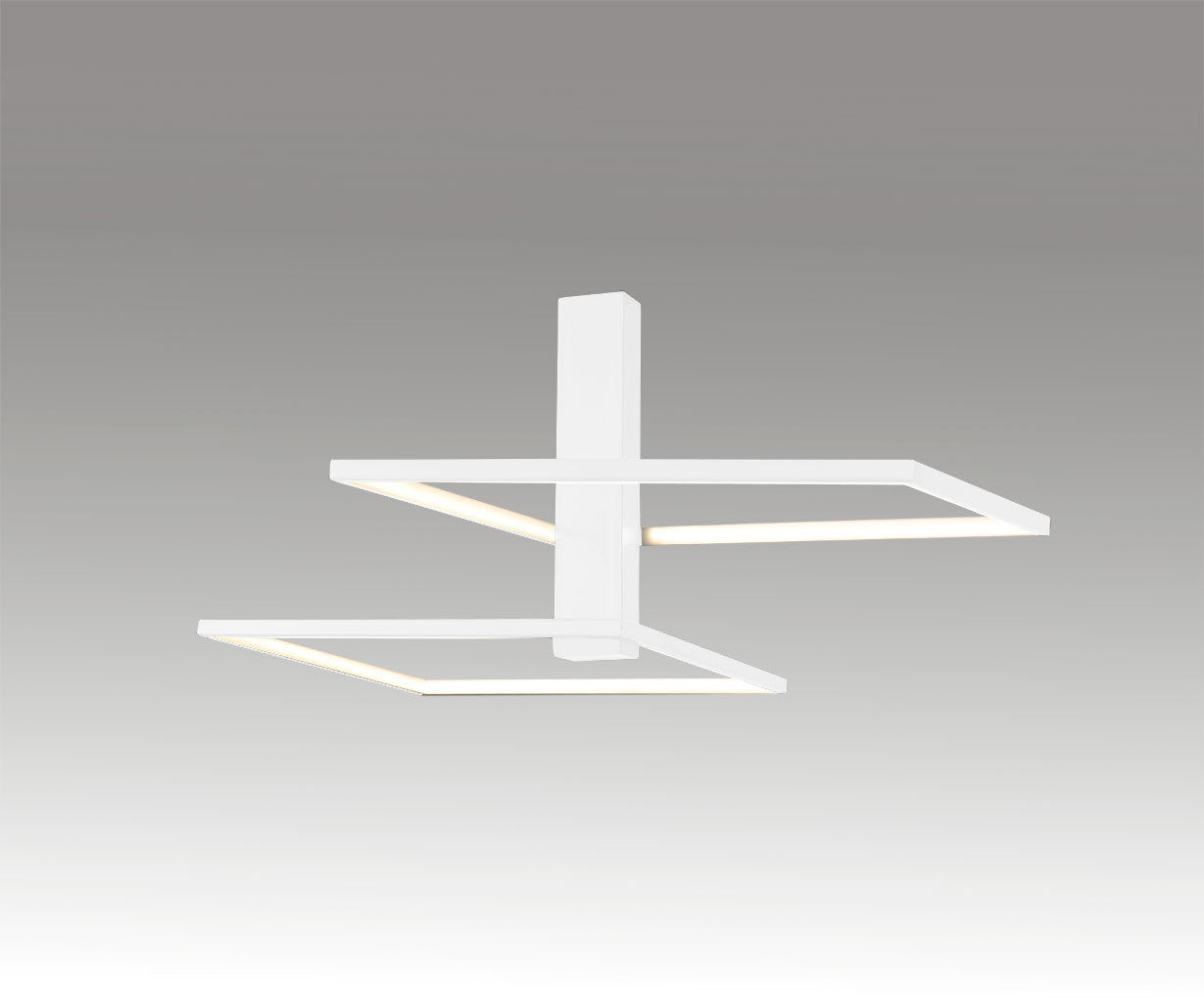 Ceiling Light Aluminium, L:54 H 25 cm – Luma
