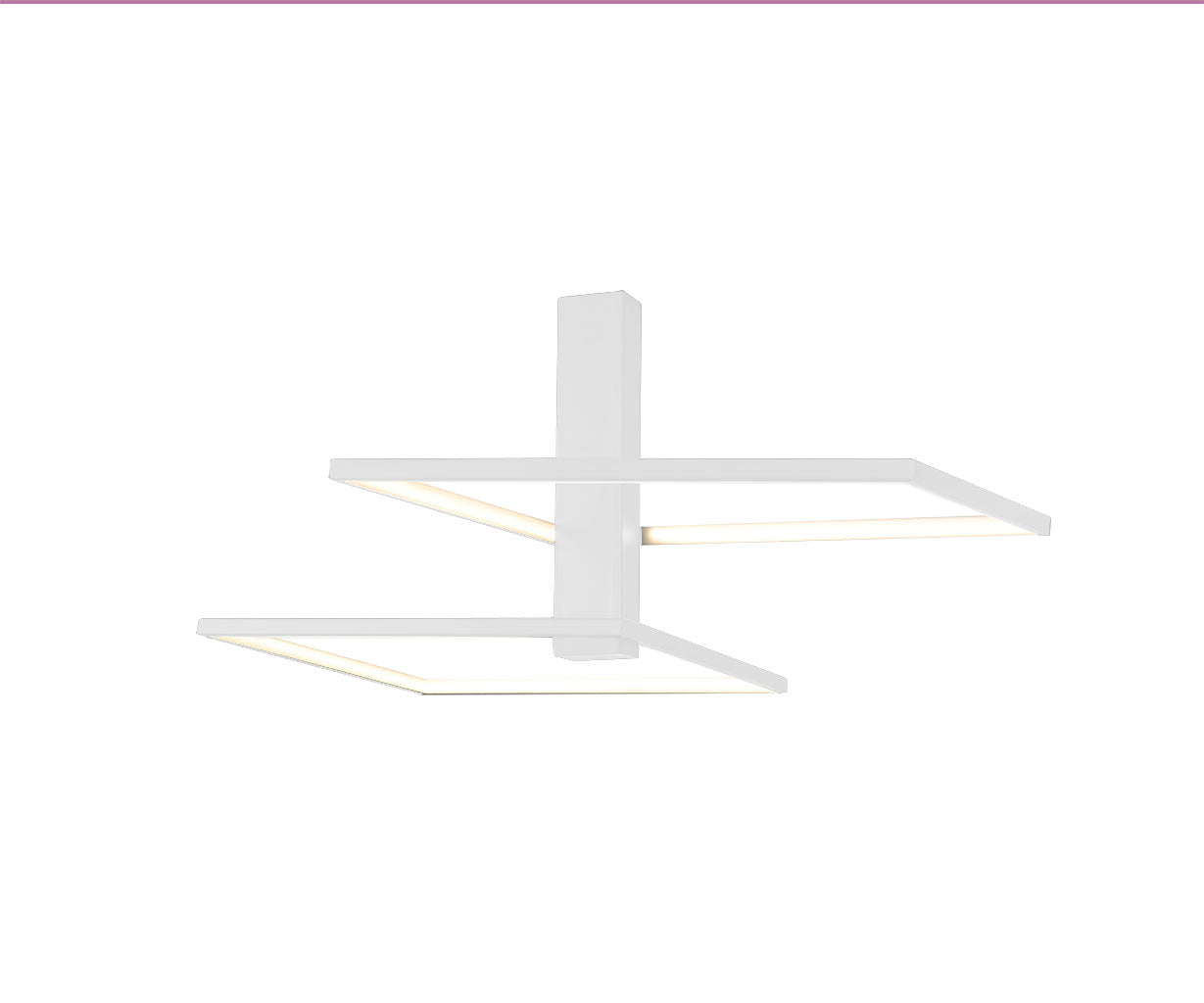 Ceiling Light Aluminium, L:54 H 25 cm – Luma