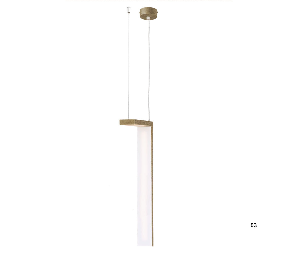Pendant Light 03, Oxidized gold – Luma