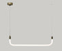 Pendant Light Metal, Acrylic, L:62 H 13 cm – Luma