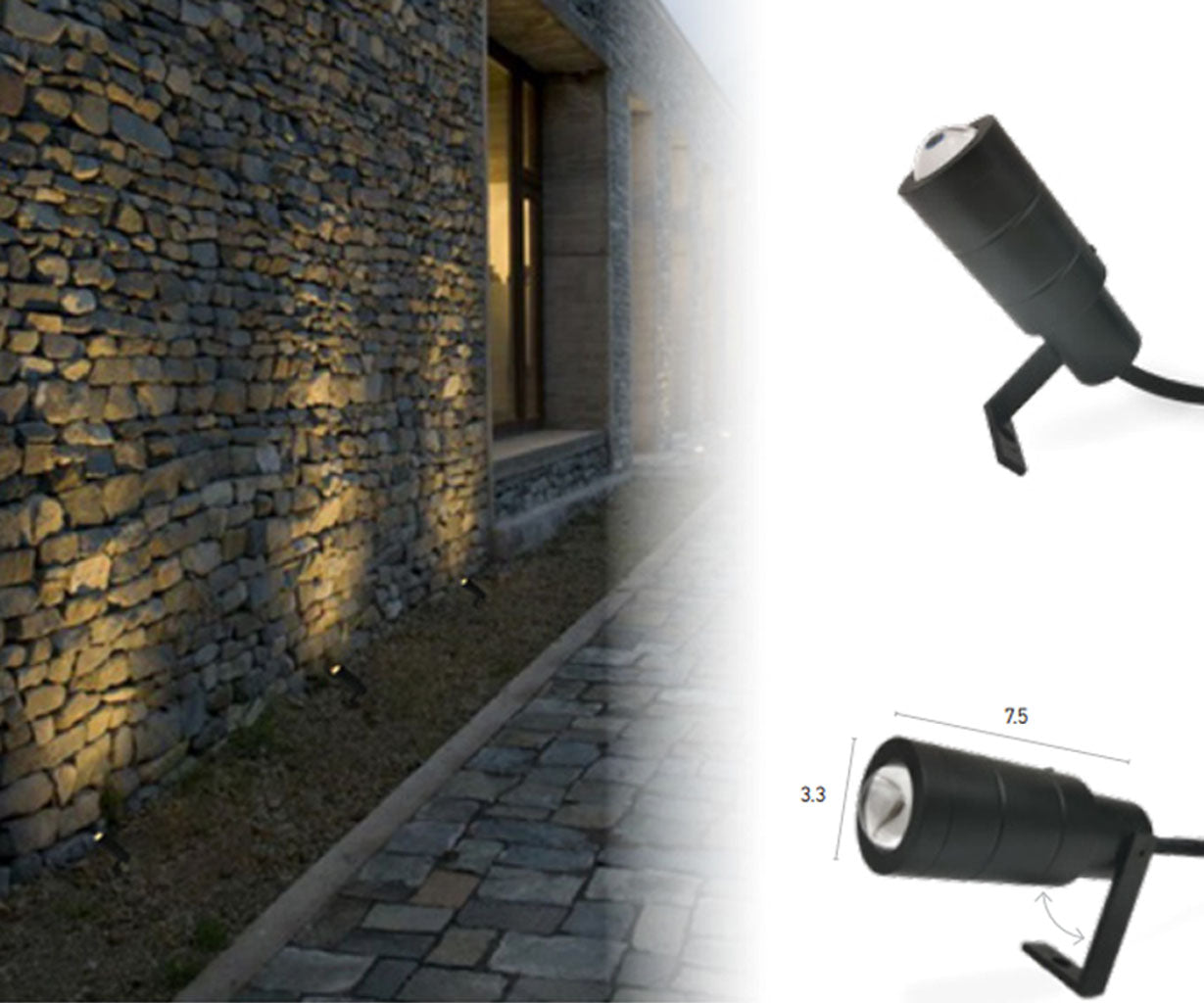 Wall Light Outdoor Wall Wash Spotlight – Luma