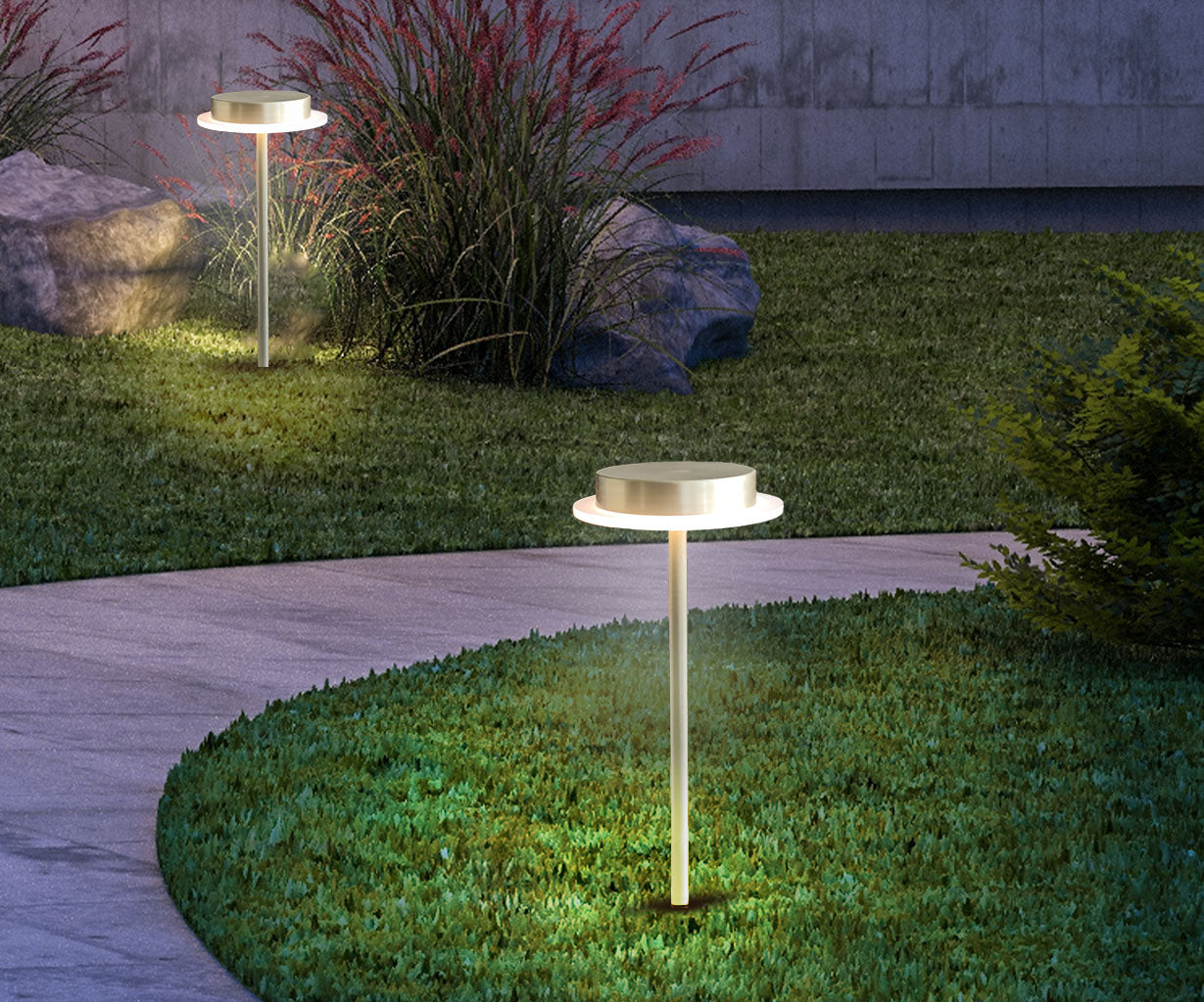 Floor Lamp 12, Oxidized gold – Luma