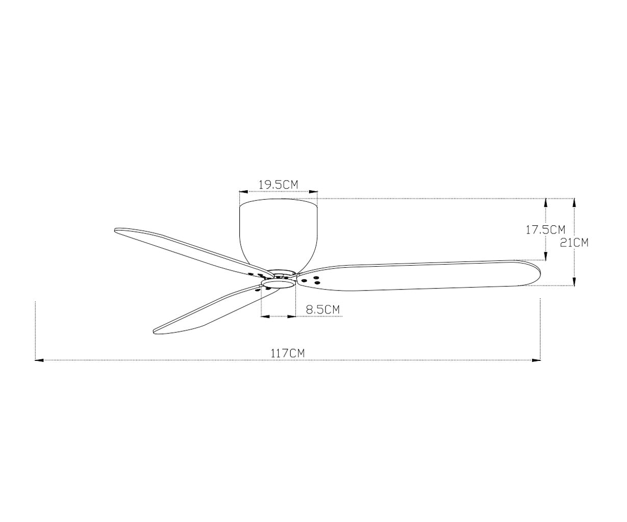 Light Fixture Ceiling Fan – Luma