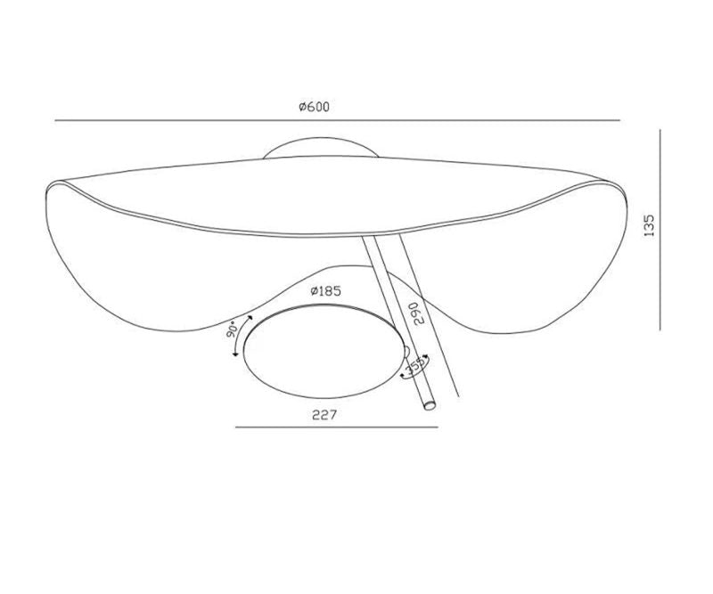 LED Modern  Ceiling Lamp Luma