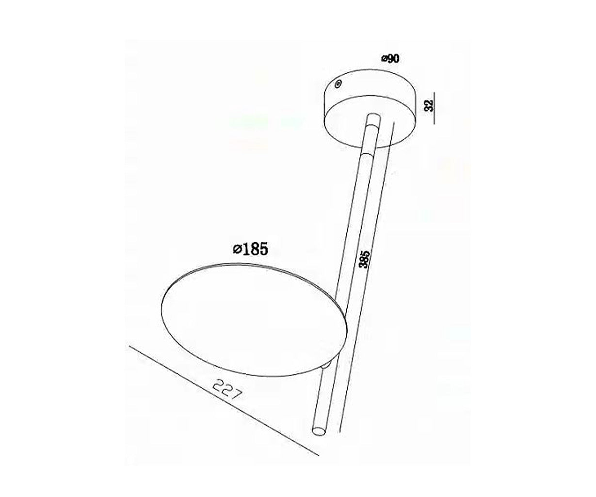 Ceiling Light W:23 cm – Luma