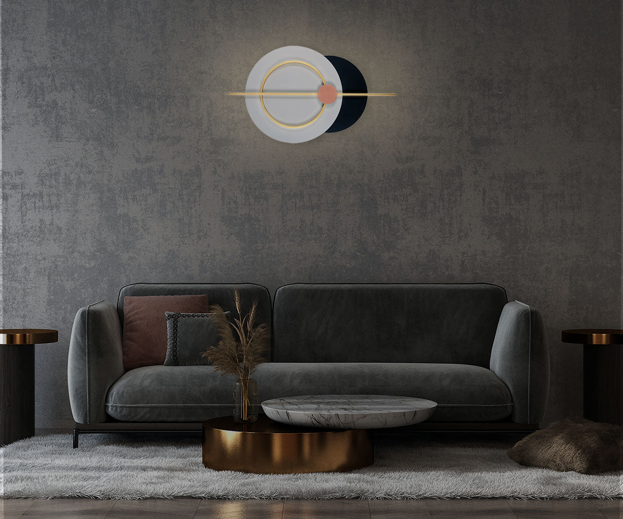Wall Light As picture, Metal, L:85 H 50 cm – Luma