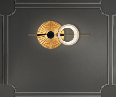 Wall Light As picture, Metal and Acrylic, L:100 H 45 cm – Luma