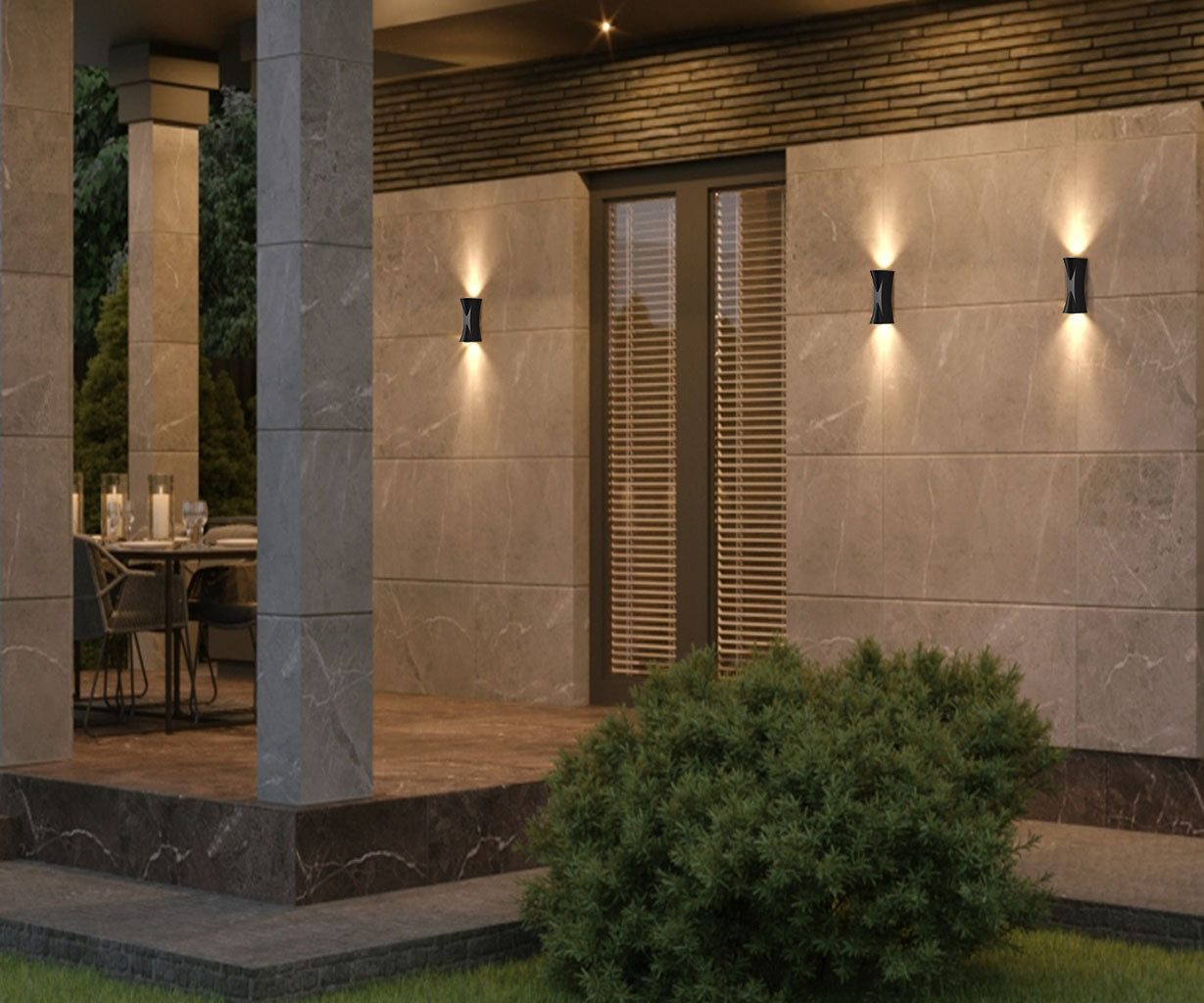 Wall Light Outdoor Wall Light up-down – Luma
