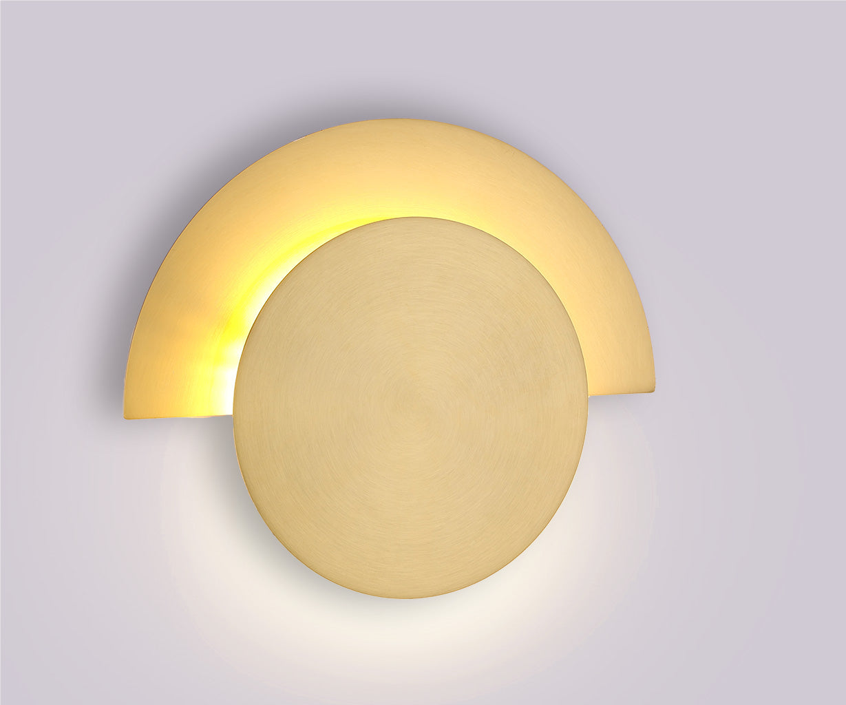 Wall Light Gold, Metal, W:21 H 25 cm – Luma