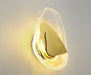 Wall Light Gold, Metal and Glass, W:20 H 31.5 cm – Luma