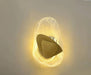 Wall Light Gold, Metal and Glass, W:20 H 31.5 cm – Luma