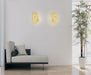 Wall Light Gold, Metal and Glass, W:20 H 31.5 cm – Luma