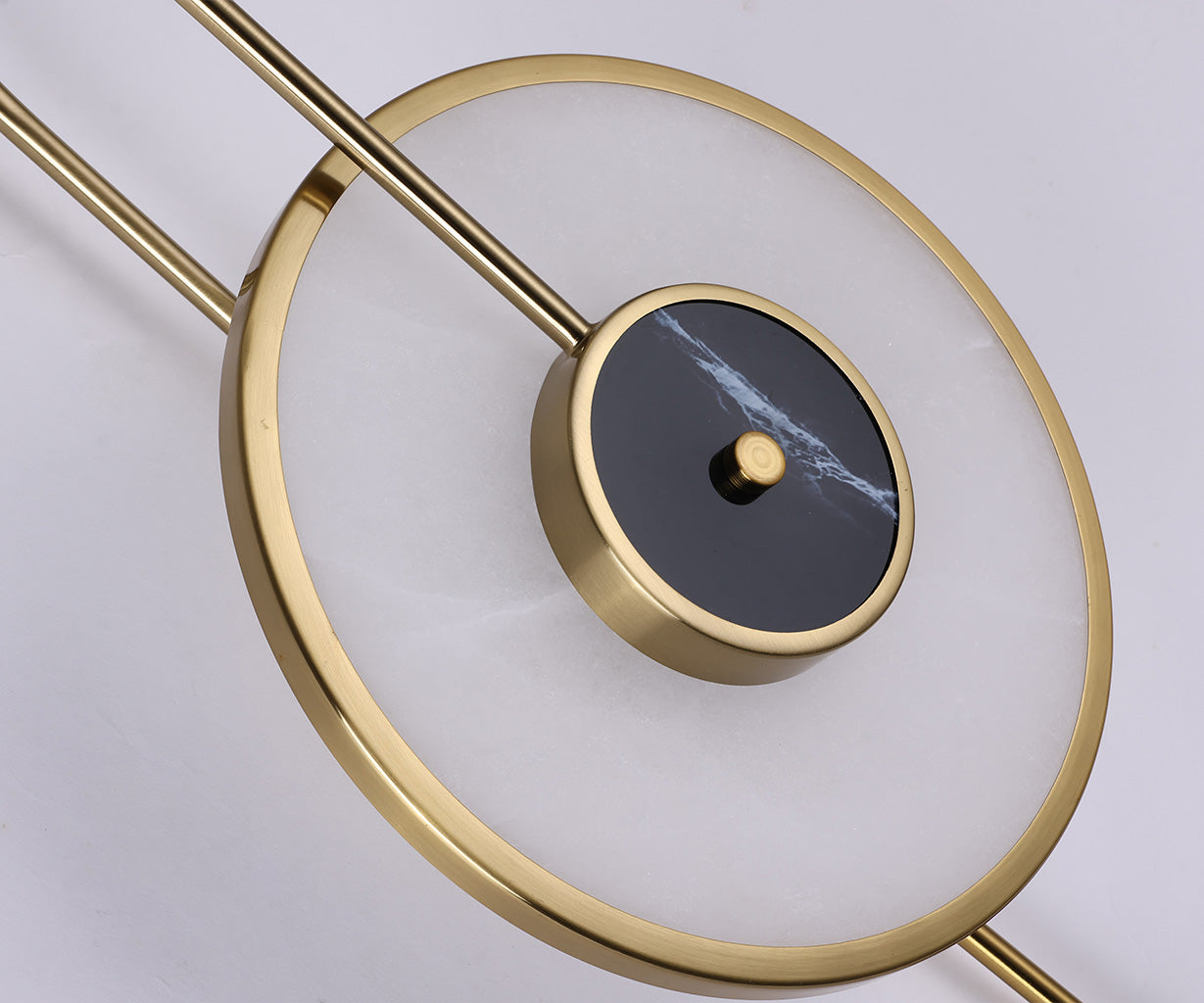Wall Light Gold, Metal and Marble, W:25 H 58 cm – Luma