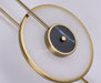 Wall Light Gold, Metal and Marble, W:25 H 58 cm – Luma
