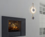 Wall Light Gold, Metal and Marble, W:25 H 58 cm – Luma