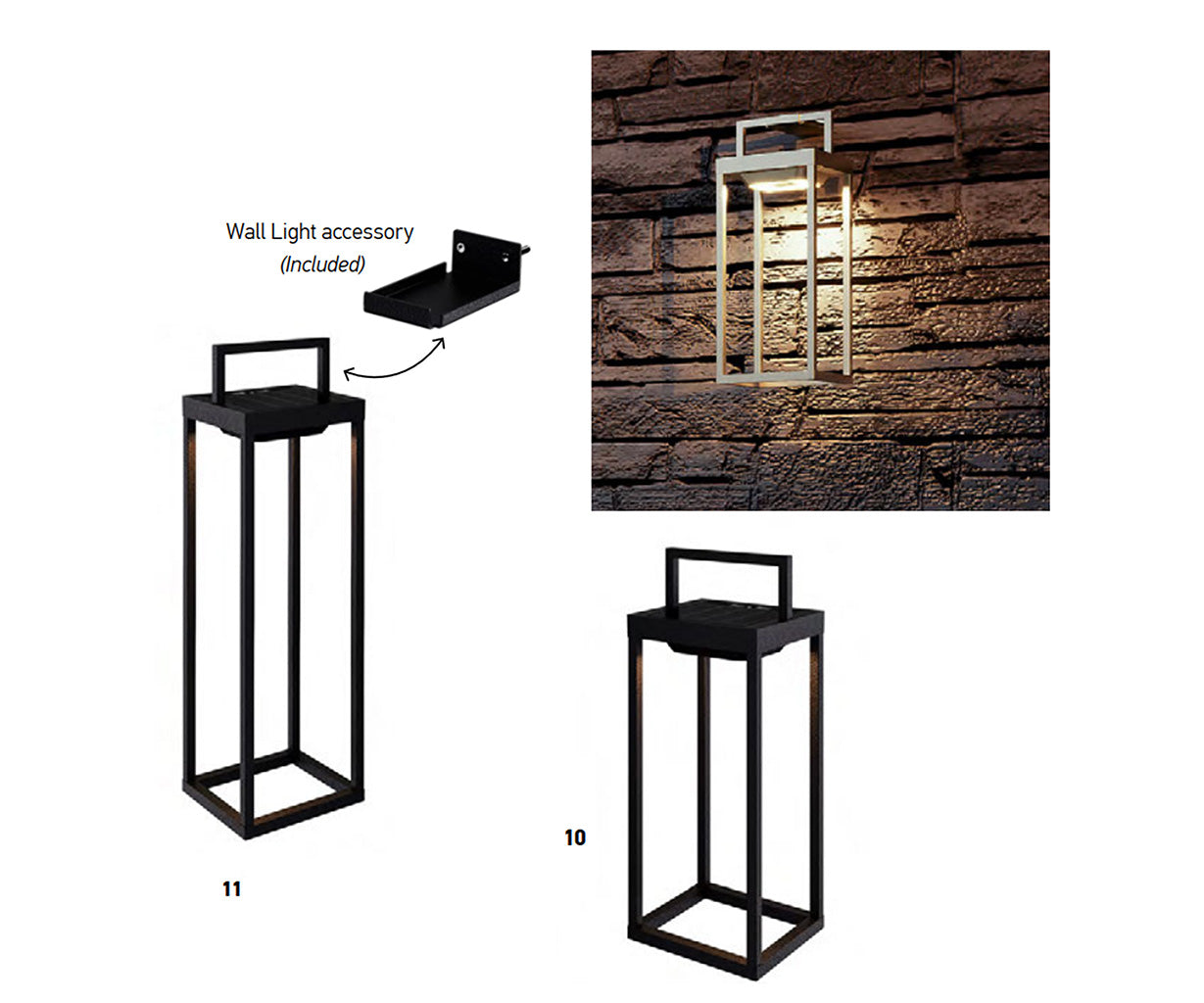 Wall Light Outdoor Solar Floor/Wall Light – Luma