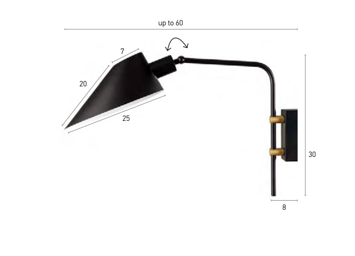 Wall Light Oxidized gold – Luma
