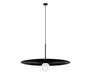 Pendant Light D: 50 cm, Black – Luma