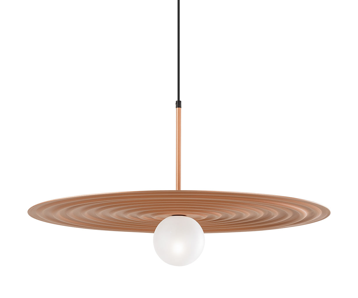 Pendant Light D: 50 cm, Black – Luma