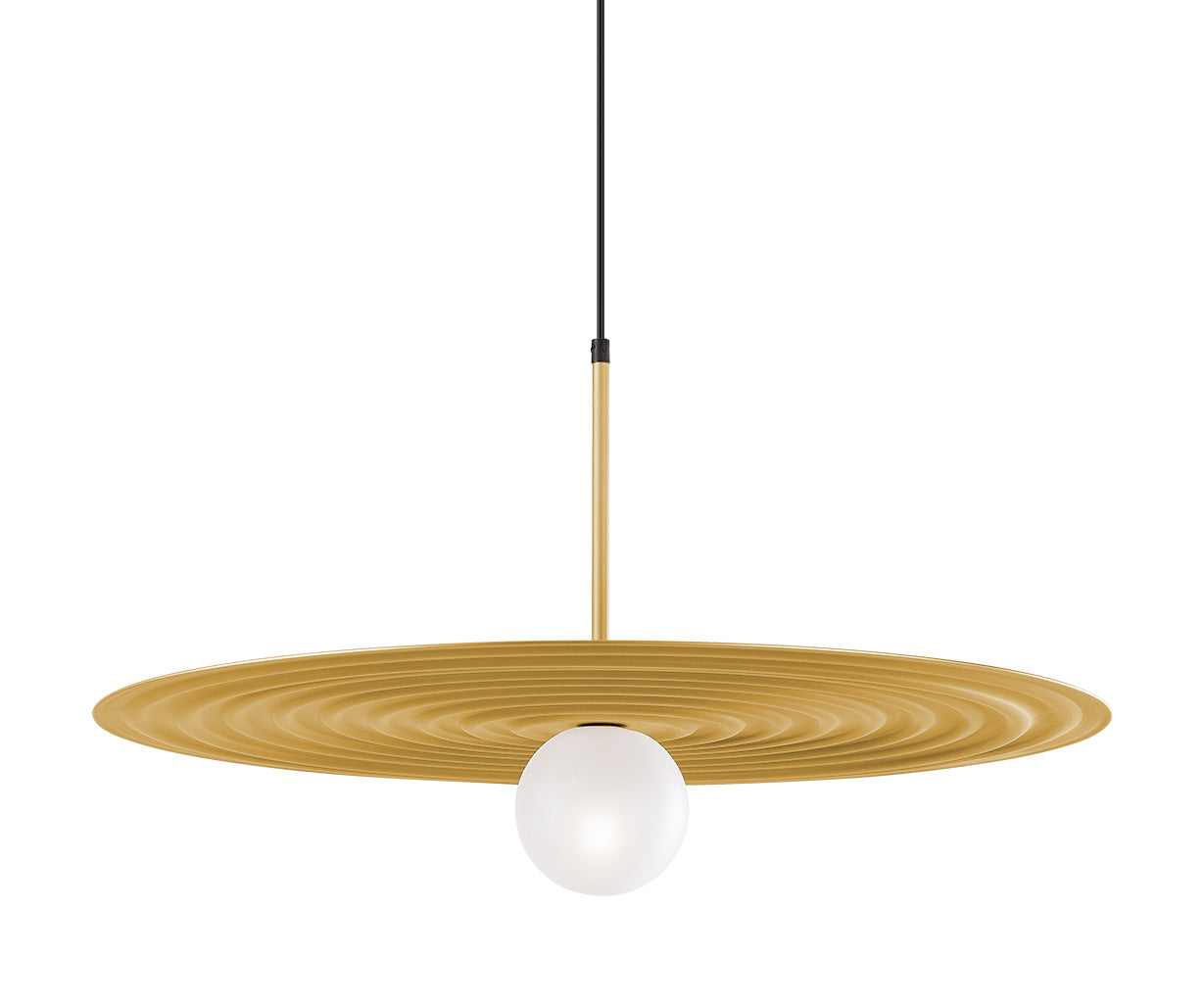 Pendant Light D: 50 cm, Black – Luma
