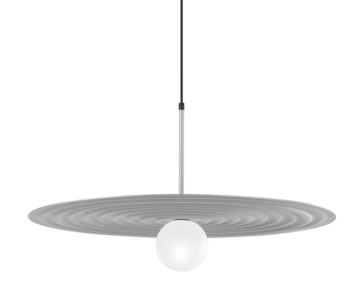 Pendant Light D: 50 cm, Black – Luma