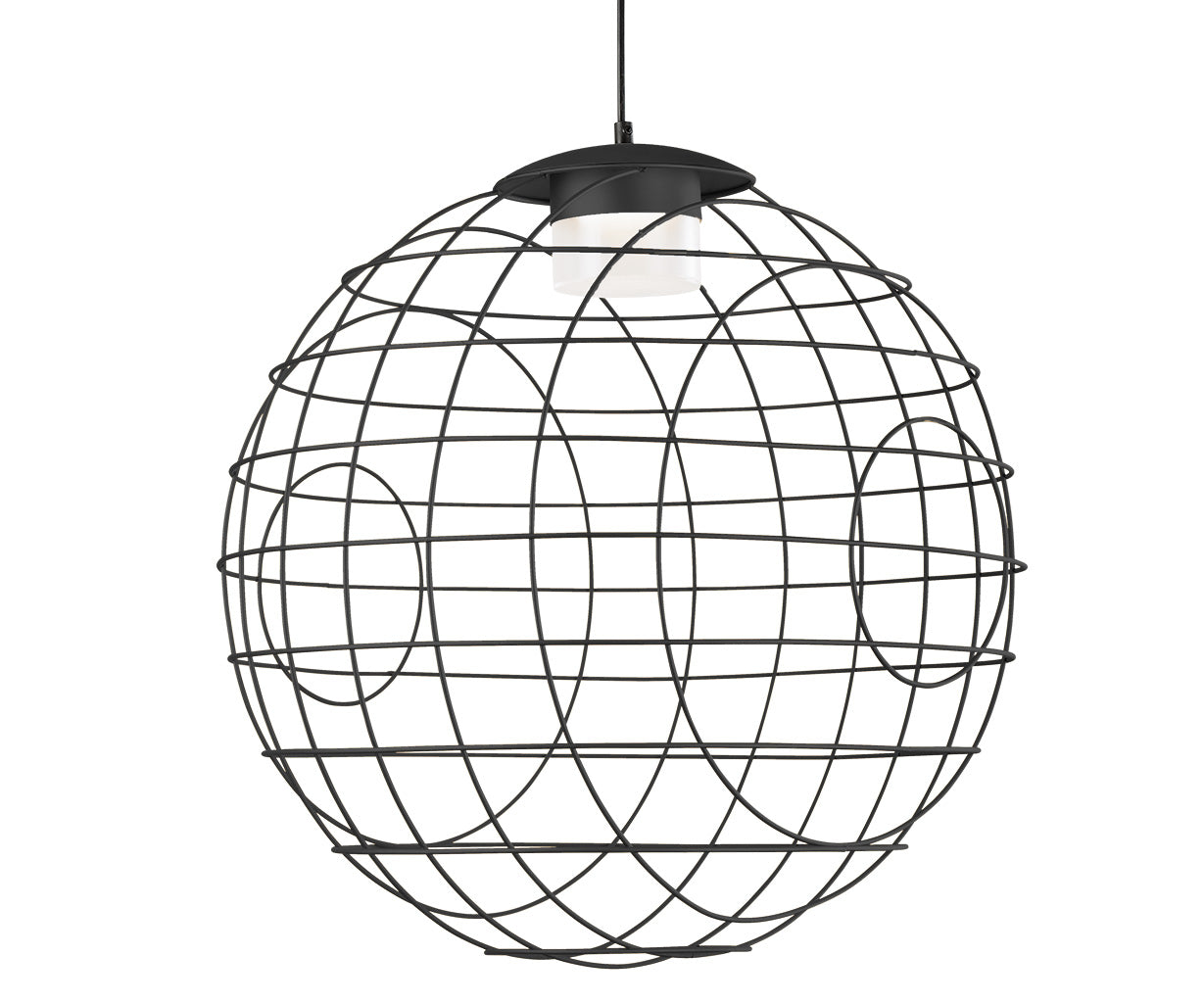 Pendant Light D: 40 cm, Black – Luma