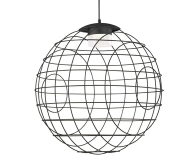 Pendant Light D: 40 cm, Black – Luma
