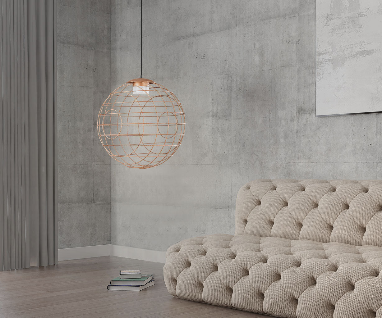 Pendant Light D: 40 cm, Black – Luma