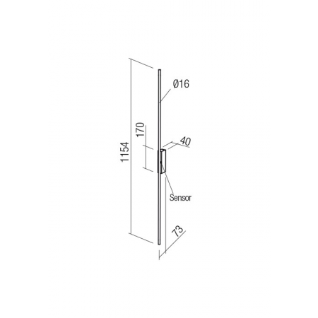 LED Wall Lamp STICK REDO