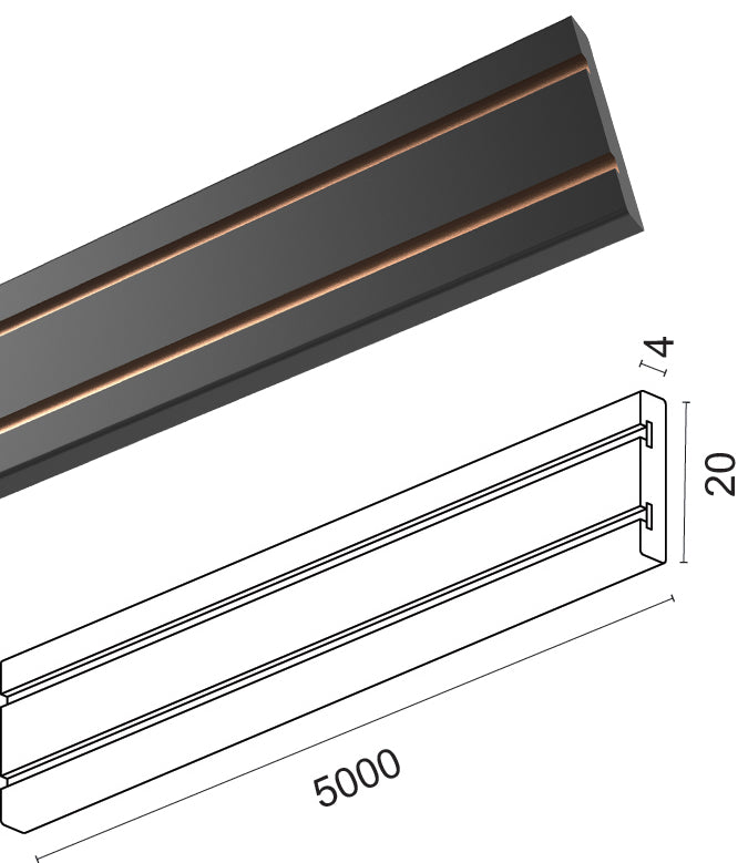 Magnetic Track System Flexy VIOKEF