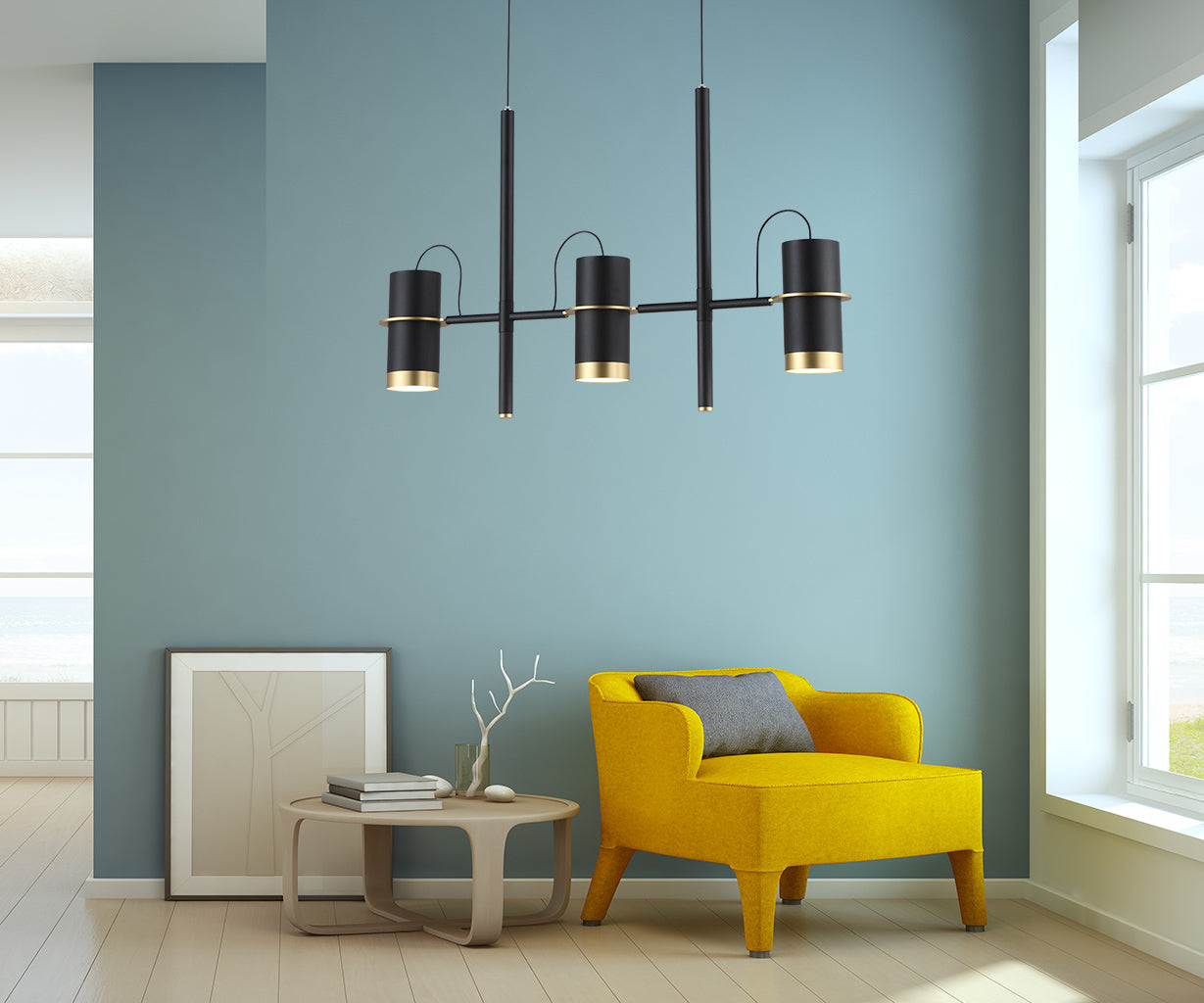 Pendant Light Bar, Double – Luma