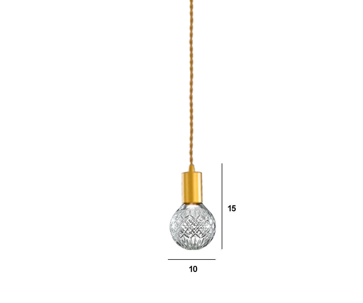 Pendant Light Round, Single – Luma
