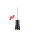 Pendant Light Black outside, Gold inside, Aluminium, Ø14 cm – Luma