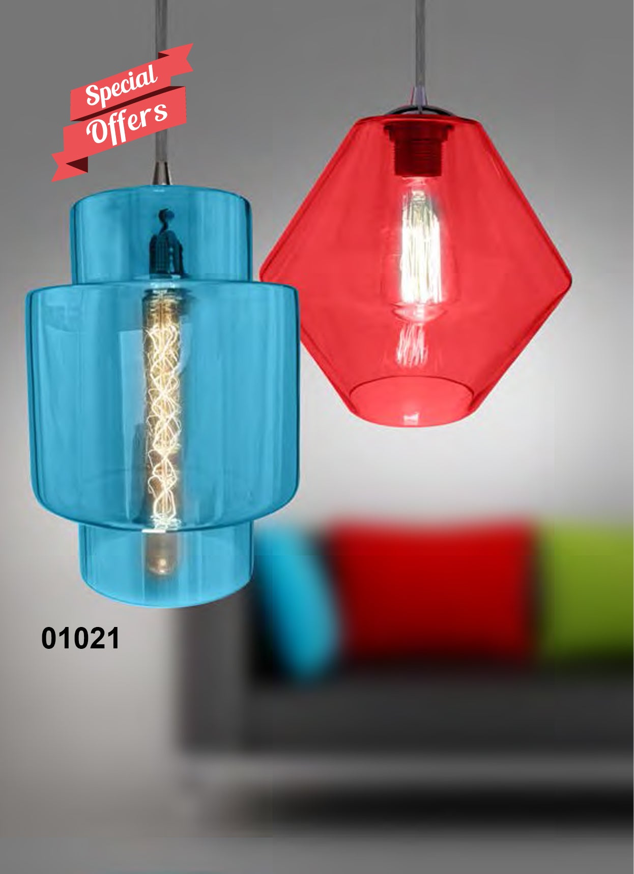 Pendant Light Glass, Ø19 cm – Luma