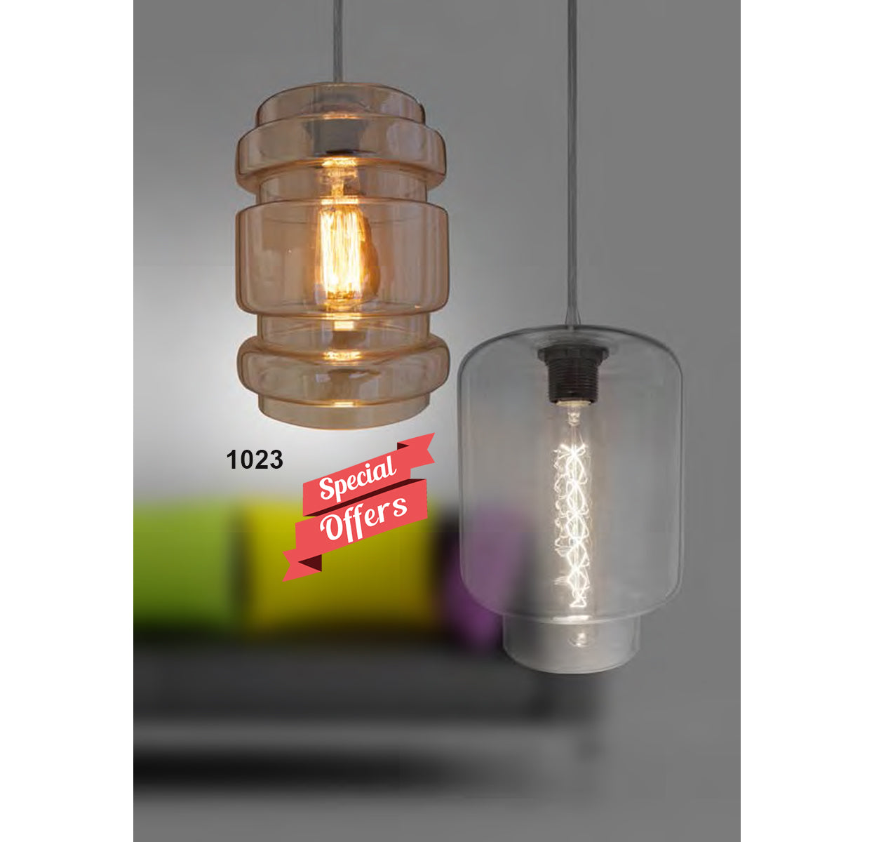 Pendant Light Glass, Ø19 cm – Luma