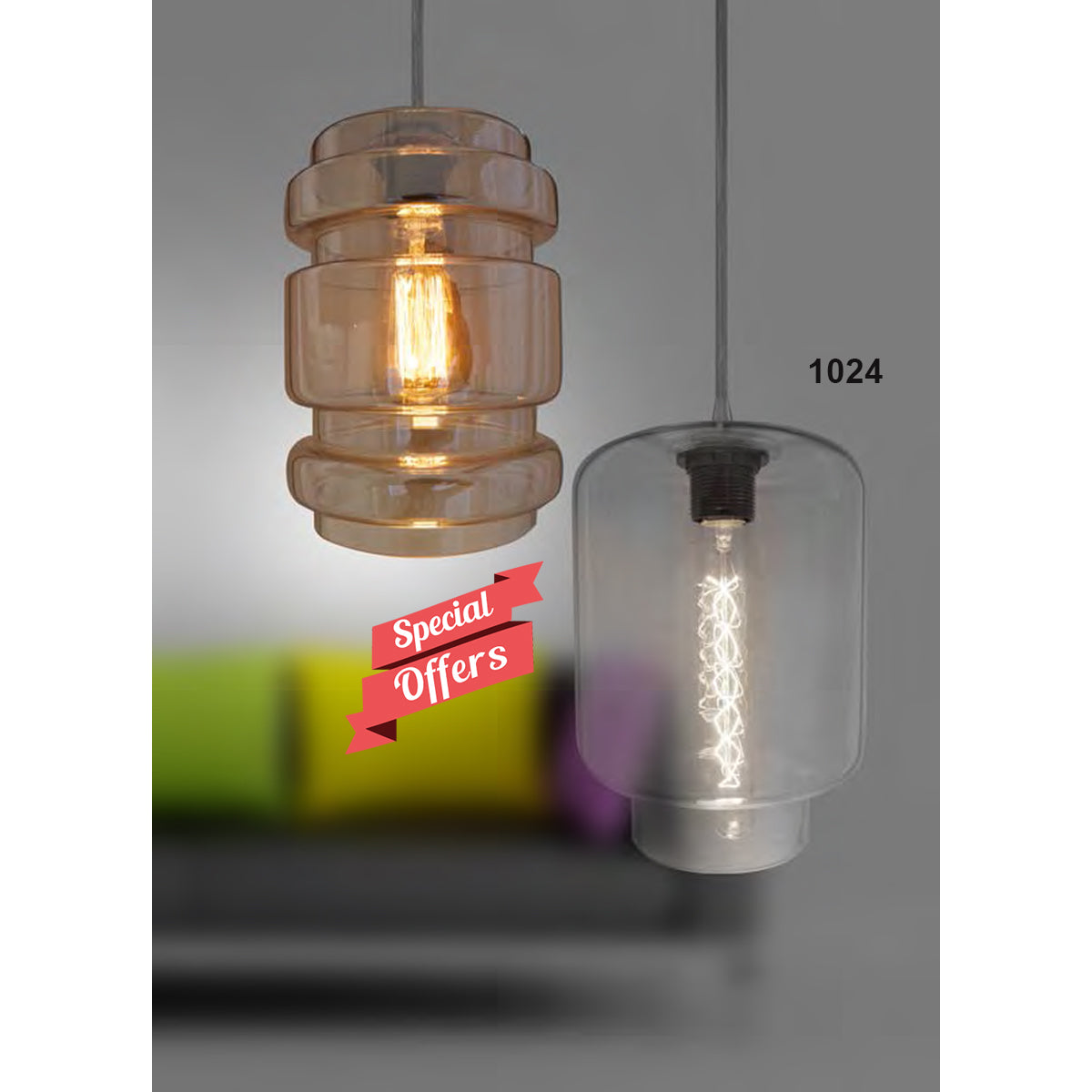 Pendant Light Glass, Ø19 cm – Luma