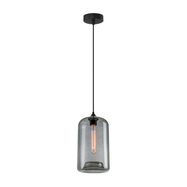 Pendant Light PENDANT LAMP E27 MAX 40W GLASS SMOKED GREY – Zambelis