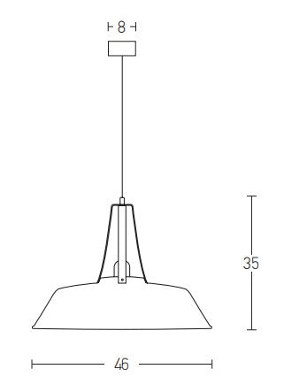 Modern Pendant Lamp ZAMBELIS