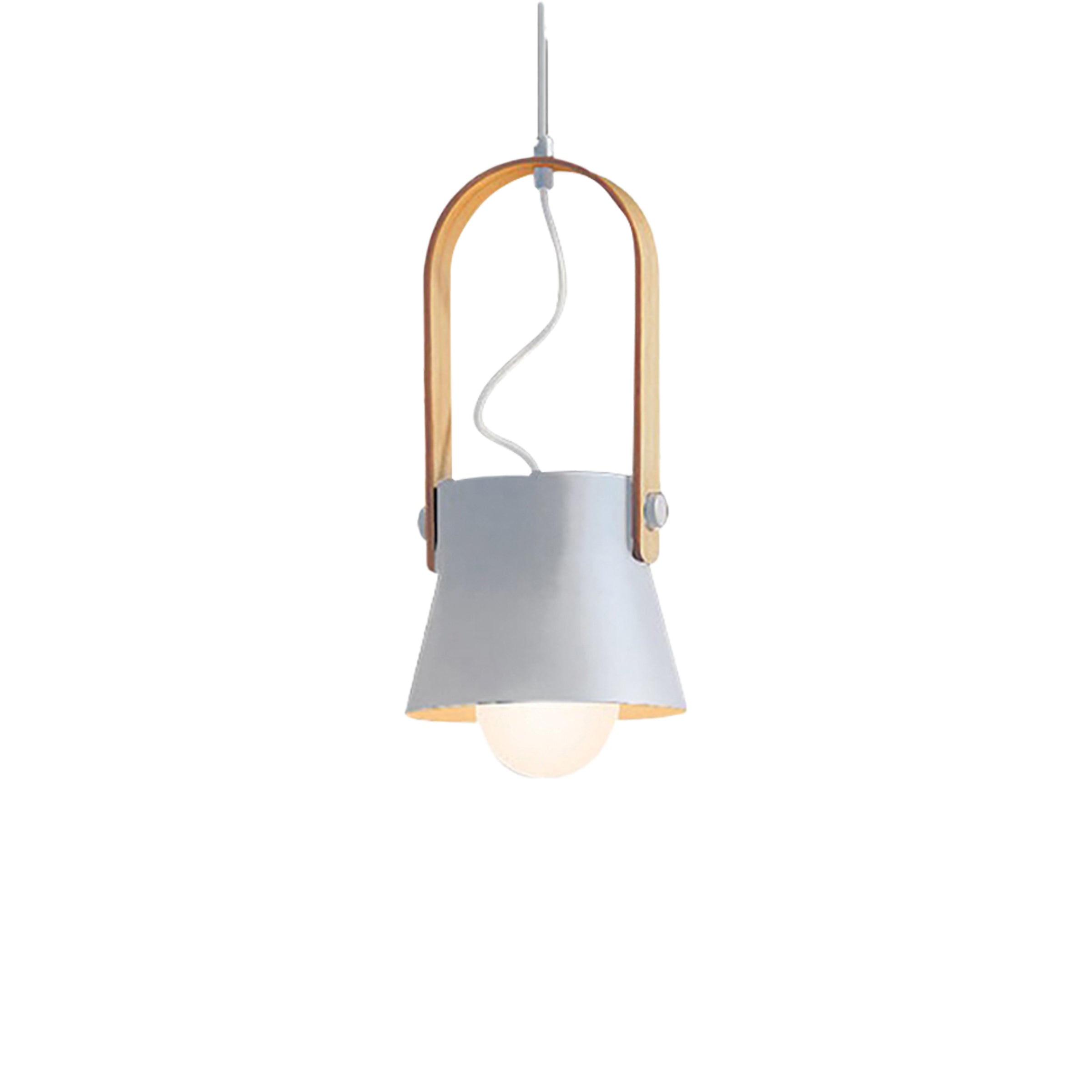 Pendant Light PENDANT LAMP E27 MAX 40W METAL WHITE – Zambelis