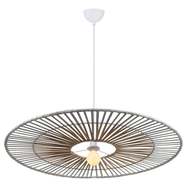 Pendant Light PENDANT LAMP E27 MAX 40W WHITE BAMBOO – Zambelis