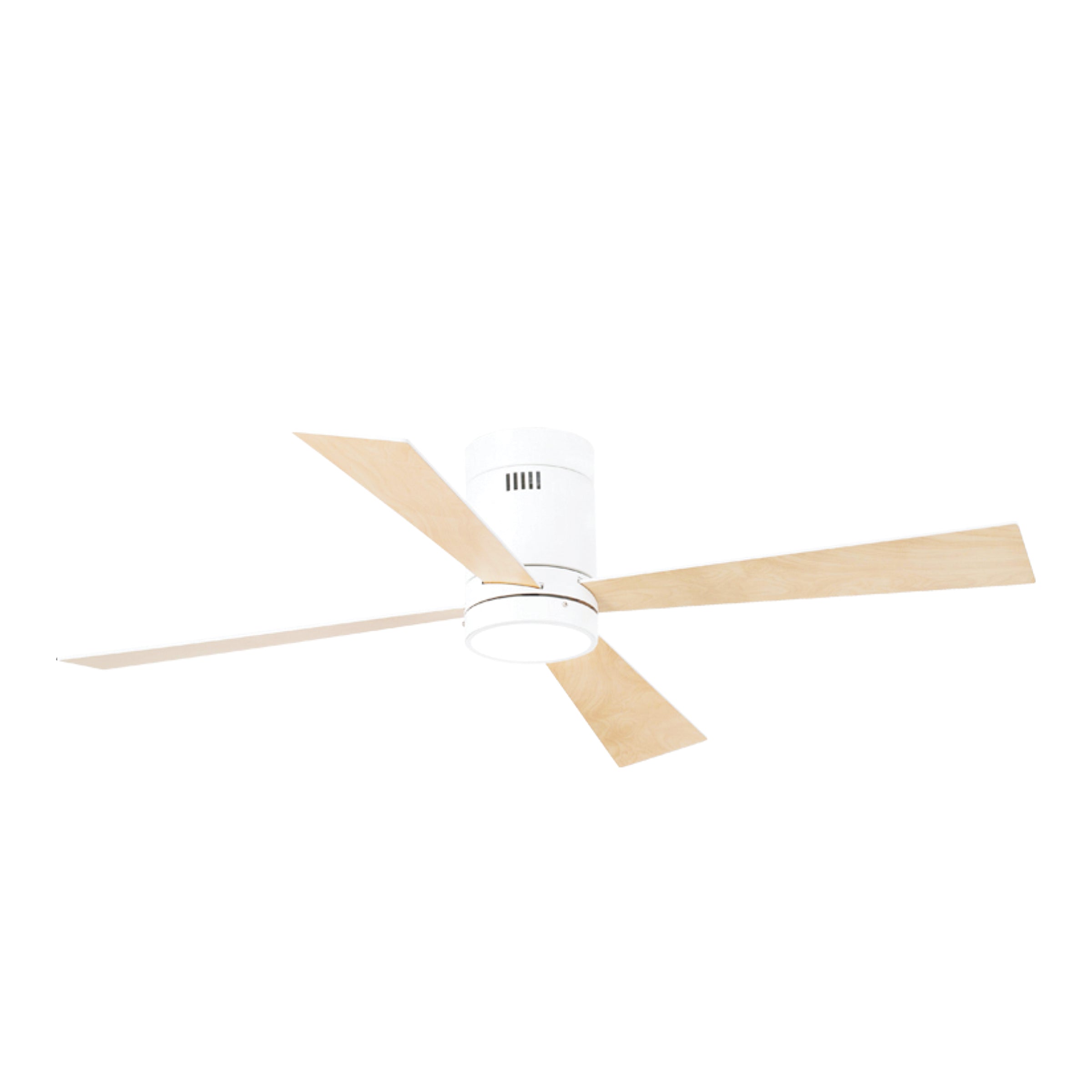 Ceiling Light CEILING FAN WHITE MAPLE WOOD-WHITE LED 15W – Zambelis