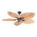 Pendant Light PENDANT FAN COFFEE PALM LEAF WITHOUT LAMP – Zambelis