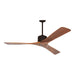 Pendant Light PENDANT FAN BLACK- CHERRY BLADES WITHOUT LAMP – Zambelis