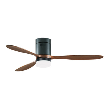 Ceiling Light CEILING FAN BLACK CHERRY BLADES LED 15W – Zambelis