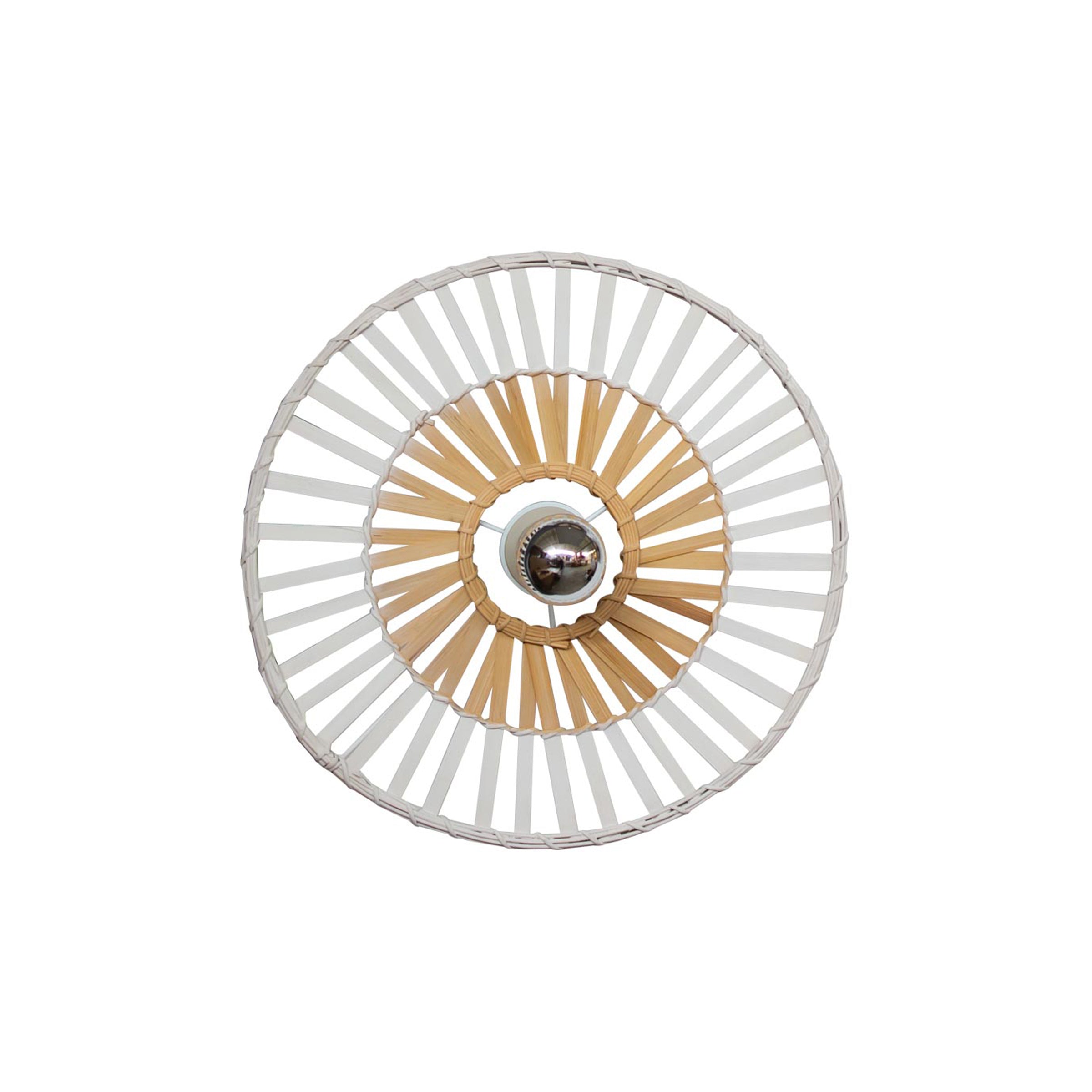 Ceiling Light CEILING LAMP E27 MAX 40W WHITE BAMBOO – Zambelis