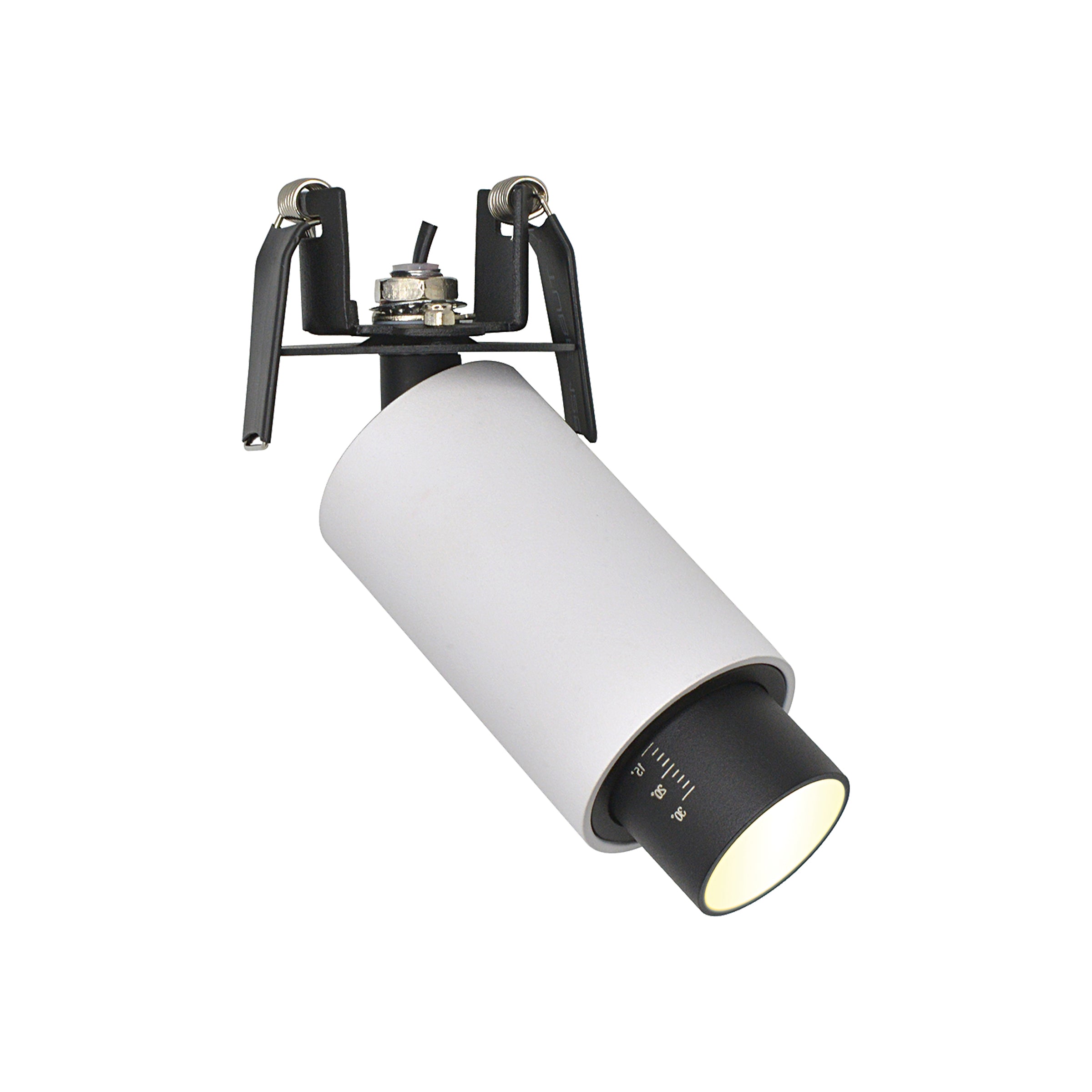 Spot Light RECESSED SPOT LED 8W 3000K SANDY WHITE-BLACK – Zambelis
