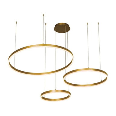 Pendant Light PENDANT LIGHT LED 126W 3000K BRUSHED GOLD – Zambelis
