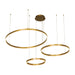 Pendant Light PENDANT LIGHT LED 126W 3000K BRUSHED GOLD DIMMABLE – Zambelis