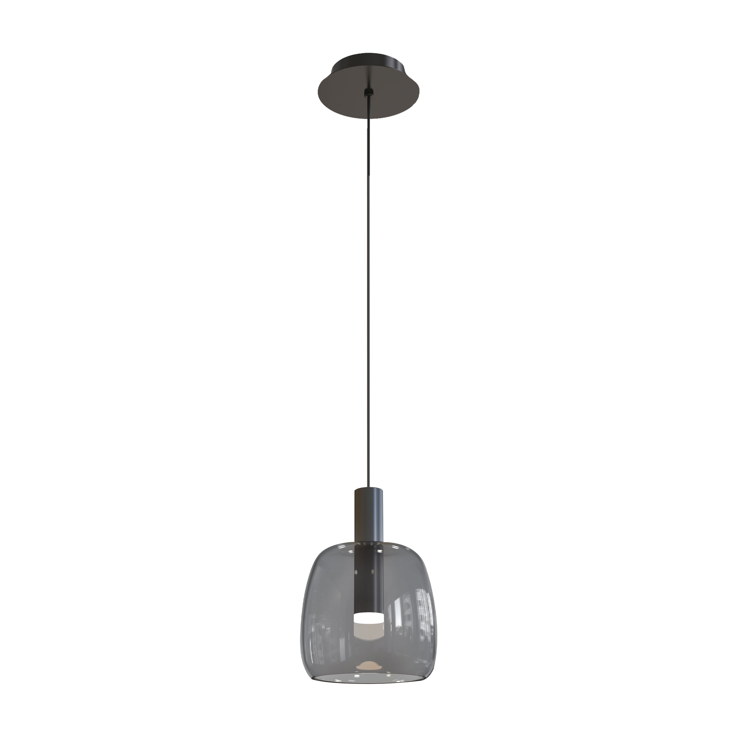 Pendant Light PENDANT LIGHT LED 7W GLASS SMOKED GRAY – Zambelis