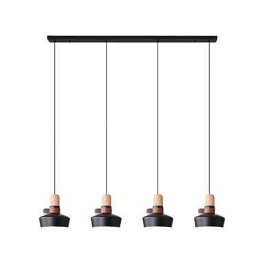 Pendant Light PENDANT LAMP 4XE27 MAX 40W BLACK – Zambelis